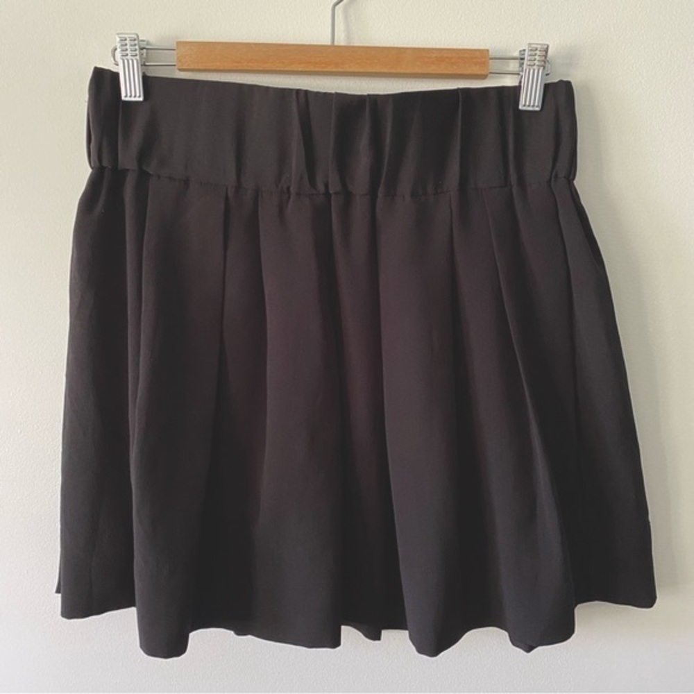 Jacob black high waist mini skirt size medium womens